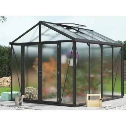 Vitavia Gewächshaus Zeus Comfort 8100 HKP16mm Schwarz 1 Vitavia Gewächshaus Zeus Comfort 8100 HKP16mm Schwarz