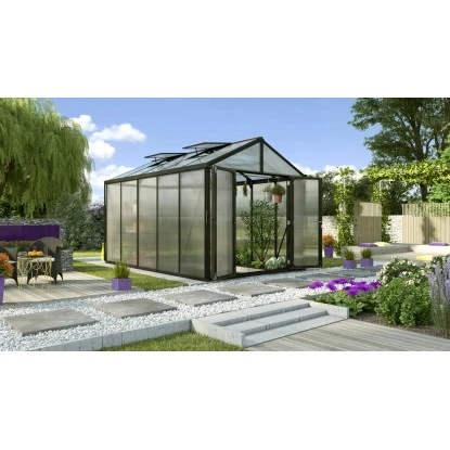 Vitavia Gewächshaus Zeus Comfort 10000 HKP10mm Schwarz 2 Vitavia Gewächshaus Zeus Comfort 10000 HKP10mm Schwarz – Bild 2