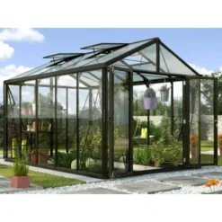 Vitavia Gewächshaus Zeus Comfort 10000 ESG/HKP Schwarz