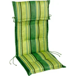 Hochlehner-Auflage Trend-Line 120 X 50 X 8 Cm Grün D.1114