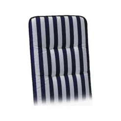 Liegen-Auflage Basic-Line 190 X 60 X 6 Cm Blau-Weiß D.0268
