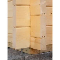 Wolff Finnhaus Holz-Gartenhaus Trondheim 44-A Natur BxT: 360 Cm X 300 Cm -Vitavia Verkäufe 499132 4726 11