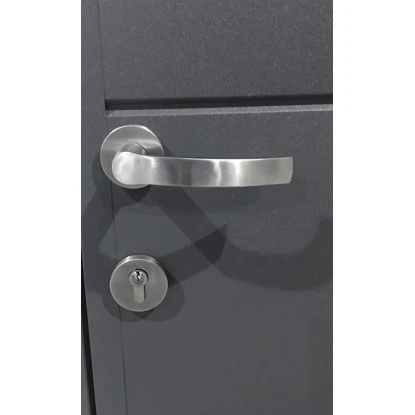 Wolff Finnhaus Metall-Gerätehaus Eleganto Granitgrau 6,4 M² 6 Wolff Finnhaus Metall-Gerätehaus Eleganto Granitgrau 6,4 M² – Bild 6