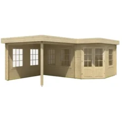 Alpholz Holz-Gartenhaus Flachdach Unbehandelt 422 Cm X 274 Cm -Vitavia Verkäufe 4 11003400 Pepe 28 w.jpg 6