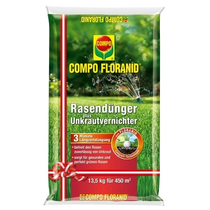 Compo Rasendünger Plus Unkrautvernichter 13,5 Kg Mit Langzeitwirkung 1 Compo Rasendünger Plus Unkrautvernichter 13,5 Kg Mit Langzeitwirkung