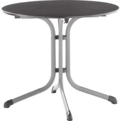 Sieger Klapptisch Ø 85 Cm Silber/Graphit