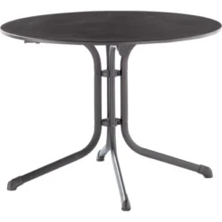 Sieger Klapptisch Ø 100 Cm Grau/Eisengrau