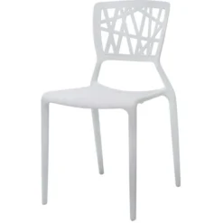 Veba Stapelstuhl Webb Weiß