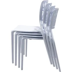 Veba Stapelstuhl Webb Weiß -Vitavia Verkäufe 520279 11006600 3