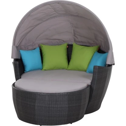 Siena Garden Sofabett Hawaii 115 X 154 X 158 Cm Titan 2-tlg. Inkl. Anstellsofa 1 Siena Garden Sofabett Hawaii 115 X 154 X 158 Cm Titan 2-tlg. Inkl. Anstellsofa