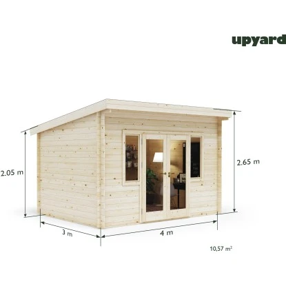 Upyard Gartenhaus Riesling 400 X 300 Cm FSC® 10 Upyard Gartenhaus Riesling 400 X 300 Cm FSC® – Bild 10