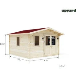 Upyard Gartenhaus Girò 400 X 400 Cm FSC® -Vitavia Verkäufe 52196001762 11023500 VM 01