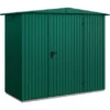 Ecostar Gerätehaus Trend Mit Satteldach Typ 1 RAL6005 Moosgrün Einzeltür