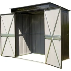 Spacemaker Metall-Gerätehaus Schwarz 2,3 M² -Vitavia Verkäufe 534492 1741 3