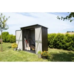 Spacemaker Metall-Gerätehaus Schwarz 2,3 M² -Vitavia Verkäufe 534492 1741 6