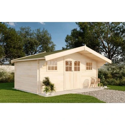 Alpholz Gartenhaus Winnipeg Satteldach 525 Cm X 416 Cm Natur 1 Alpholz Gartenhaus Winnipeg Satteldach 525 Cm X 416 Cm Natur