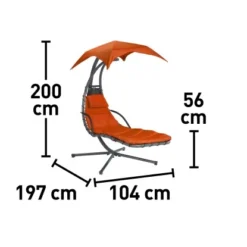 Schwingliege Palmdale Mit Sonnendach Aus Textilen Terracotta 5 Schwingliege Palmdale Mit Sonnendach Aus Textilen Terracotta -Vitavia Verkäufe 5614292 VM01