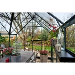 Halls Gewächshaus Garden Room ESG 3 Mm Grün 12,9 M² Inkl. Fundamentrahmen 15 Halls Gewächshaus Garden Room ESG 3 Mm Grün 12,9 M² Inkl. Fundamentrahmen -Vitavia Verkäufe 5701701098345 3156 A 02