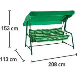 Hollywoodschaukel Norfolk Aus Textilen -Vitavia Verkäufe 575065 3299 4