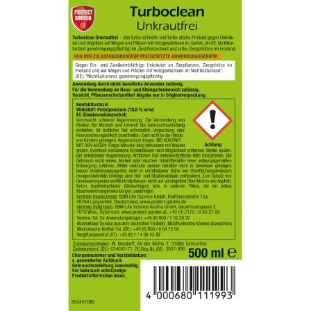 Protect Garden Turboclean Unkrautfrei 500 Ml 2 Protect Garden Turboclean Unkrautfrei 500 Ml – Bild 2
