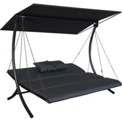 Angerer Hollywoodschaukel Swing Zip Anthrazit 3-Sitzer -Vitavia Verkäufe 594053 3053 3