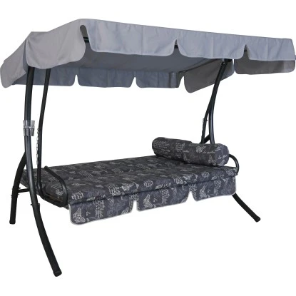 Angerer Hollywoodschaukel Trend Schmetterling Grau 3-Sitzer 2 Angerer Hollywoodschaukel Trend Schmetterling Grau 3-Sitzer – Bild 2