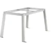 Sieger Polytec® Alumimium-Tischgestell Quadratrohr Eisengrau