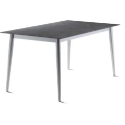 Sieger Polytec® Alumimium-Tischgestell Rundrohr Eisengrau -Vitavia Verkäufe 600204 4613 1