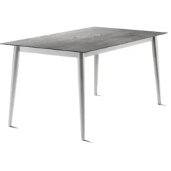 Sieger Polytec® Alumimium-Tischgestell Rundrohr Eisengrau -Vitavia Verkäufe 600204 4613 3