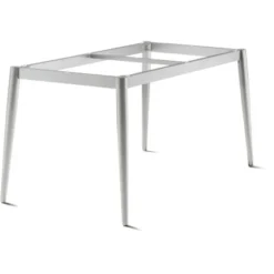 Sieger Polytec® Alumimium-Tischgestell Rundrohr Eisengrau