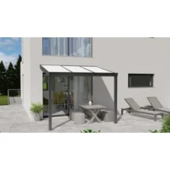 Terrassenüberdachung Professional 300 Cm X 300 Cm Anthrazit Struktur PC Opal 6 Terrassenüberdachung Professional 300 Cm X 300 Cm Anthrazit Struktur PC Opal -Vitavia Verkäufe 602089 11007300 3