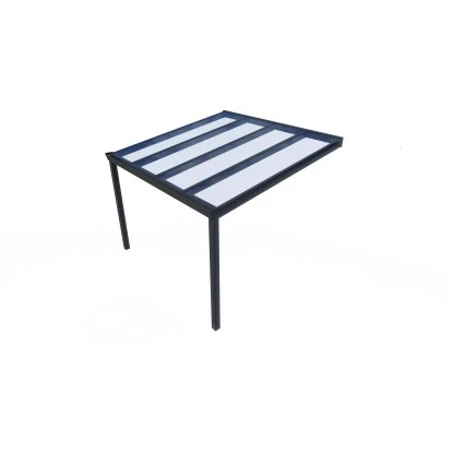 Terrassenüberdachung Professional 300 Cm X 350 Cm Anthrazit Struktur Glas 2 Terrassenüberdachung Professional 300 Cm X 350 Cm Anthrazit Struktur Glas – Bild 2