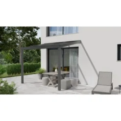 Terrassenüberdachung Professional 300 Cm X 350 Cm Anthrazit Struktur PC Klar 6 Terrassenüberdachung Professional 300 Cm X 350 Cm Anthrazit Struktur PC Klar -Vitavia Verkäufe 602093 11007300 3
