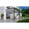 Terrassenüberdachung Professional 400 Cm X 300 Cm Anthrazit Struktur Glas