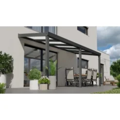Terrassenüberdachung Professional 500 Cm X 200 Cm Anthrazit Struktur PC Opal -Vitavia Verkäufe 602120 11007300 3