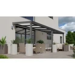 Terrassenüberdachung Professional 600 Cm X 300 Cm Anthrazit Struktur PC Opal 6 Terrassenüberdachung Professional 600 Cm X 300 Cm Anthrazit Struktur PC Opal -Vitavia Verkäufe 602145 11007300 3