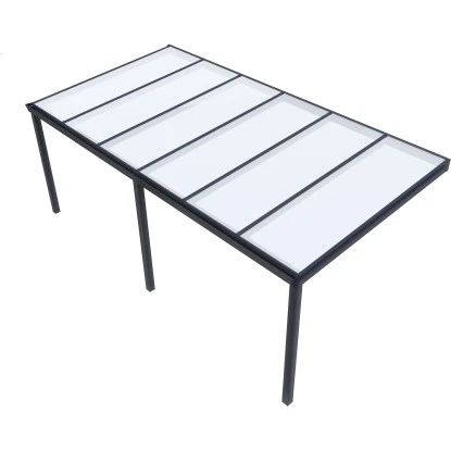 Terrassenüberdachung Professional 600 Cm X 350 Cm Anthrazit Struktur PC Opal 2 Terrassenüberdachung Professional 600 Cm X 350 Cm Anthrazit Struktur PC Opal – Bild 2