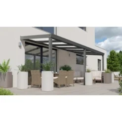Terrassenüberdachung Professional 600 Cm X 350 Cm Anthrazit Struktur PC Opal 6 Terrassenüberdachung Professional 600 Cm X 350 Cm Anthrazit Struktur PC Opal -Vitavia Verkäufe 602150 11007300 3