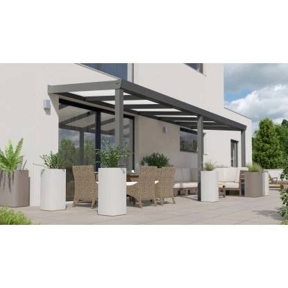 Terrassenüberdachung Professional 600 Cm X 350 Cm Anthrazit Struktur PC Opal 3 Terrassenüberdachung Professional 600 Cm X 350 Cm Anthrazit Struktur PC Opal – Bild 3