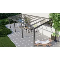 Terrassenüberdachung Professional 700 Cm X 350 Cm Anthrazit Struktur Glas 6 Terrassenüberdachung Professional 700 Cm X 350 Cm Anthrazit Struktur Glas -Vitavia Verkäufe 602169 11007300 3