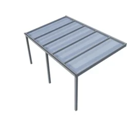 Terrassenüberdachung Professional 500 Cm X 300 Cm Grau Struktur PC Klar -Vitavia Verkäufe 602216 11007300 2