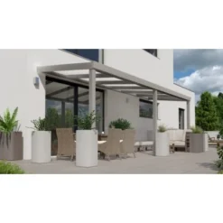 Terrassenüberdachung Professional 600 Cm X 250 Cm Grau Struktur PC Opal 6 Terrassenüberdachung Professional 600 Cm X 250 Cm Grau Struktur PC Opal -Vitavia Verkäufe 602272 11007300 3