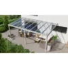Terrassenüberdachung Professional 600 Cm X 300 Cm Grau Struktur Glas