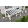Terrassenüberdachung Professional 500 Cm X 300 Cm Weiß Glas