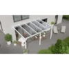 Terrassenüberdachung Professional 500 Cm X 350 Cm Weiß PC Klar