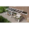 Terrassenüberdachung Professional 600 Cm X 200 Cm Weiß PC Klar