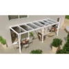 Terrassenüberdachung Professional 700 Cm X 200 Cm Weiß PC Klar