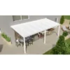 Terrassenüberdachung Professional 700 Cm X 300 Cm Weiß PC Opal