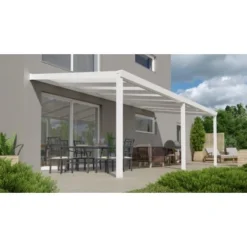 Terrassenüberdachung Professional 700 Cm X 300 Cm Weiß PC Opal -Vitavia Verkäufe 602557 11007300 3