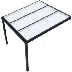 Terrassenüberdachung Professional 300 Cm X 350 Cm Schwarz Struktur PC Opal 6 Terrassenüberdachung Professional 300 Cm X 350 Cm Schwarz Struktur PC Opal -Vitavia Verkäufe 602602 11007300 2